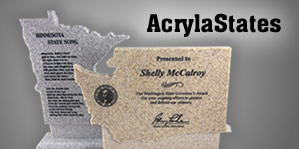 AcrylaStates - Acrylic State Shaped Awards