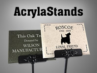 AcrylaStands - Exterior Memorial Markers